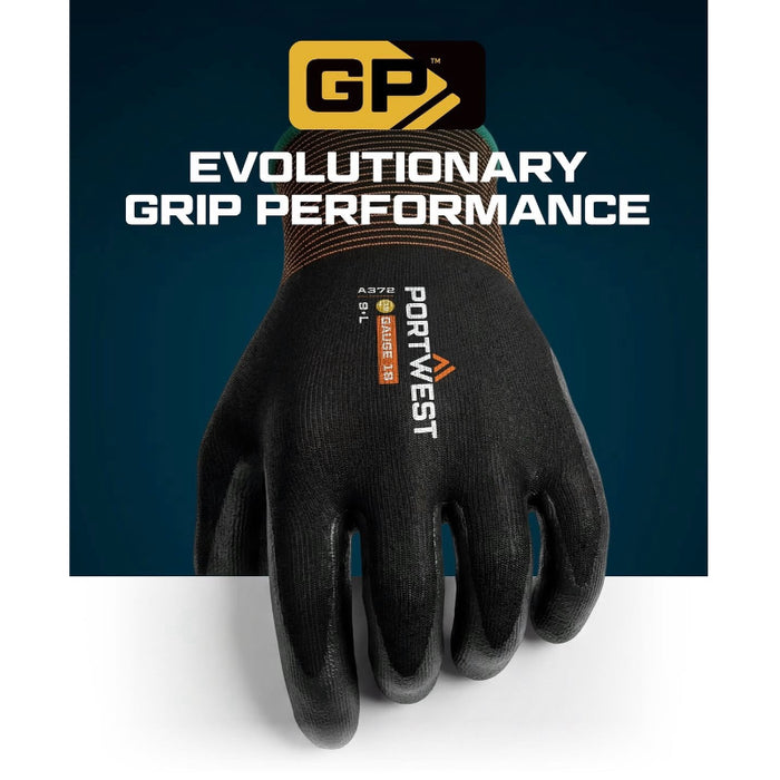 Portwest® Cut Resistant Gloves - ANSI Cut Level - A1 - Food Safe - Black - A371