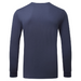 Navy blue long-sleeve shirt on a white background