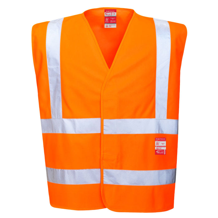 PORTWEST® Fire Resistant FR High Visibility Safety Vest - ANSI Class 2 - FR75