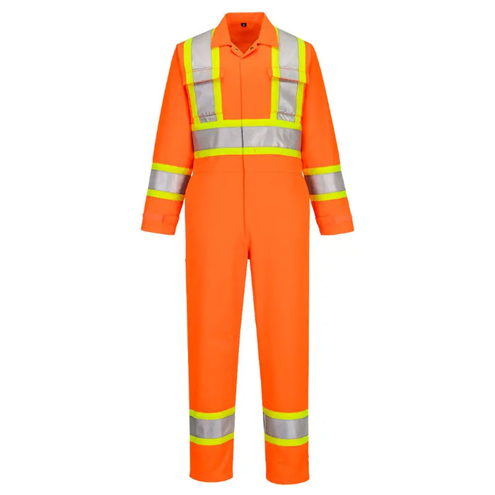 Portwest® High Visibility X-Back Coverall - Orange - CA999