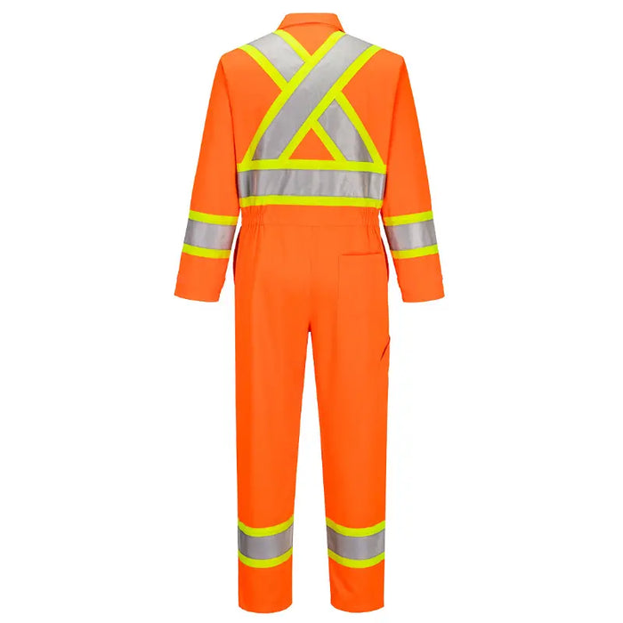 Portwest® High Visibility X-Back Coverall - Orange - CA999