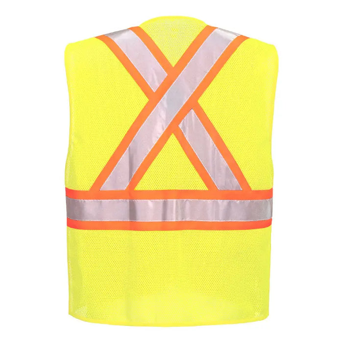 Portwest® High Visibility X-Back Expandable Breakaway Mesh - ANSI Class 2 Type R - US393