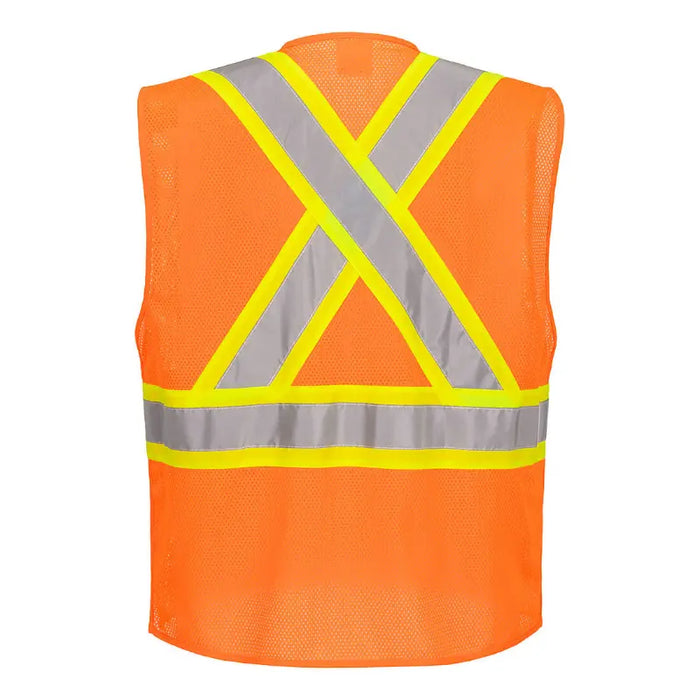 Portwest® High Visibility X-Back Expandable Vest - ANSI Class 2 Type R - CA393