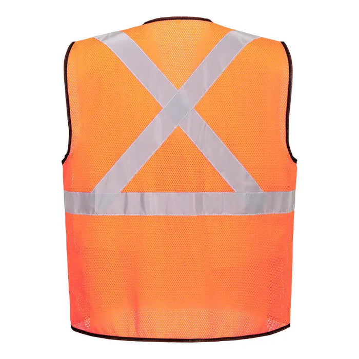 Portwest® High Visibility X-Back Mesh Vest - ANSI Class 2 Type R - US396