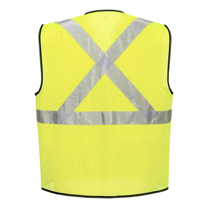 Portwest® High Visibility X-Back Mesh Vest - ANSI Class 2 Type R - US396