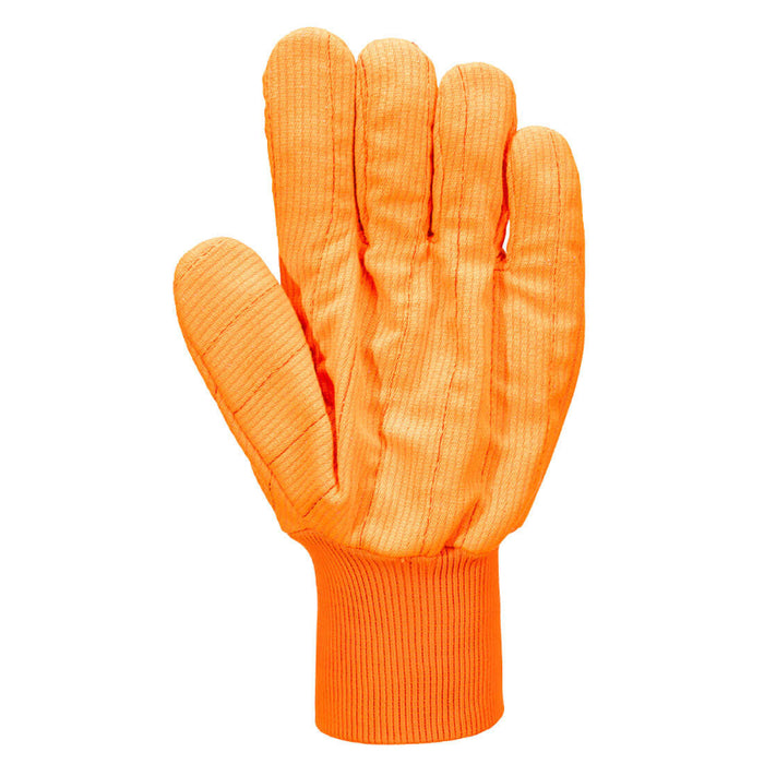 Portwest® Impact Cotton Hot Mill ANSI Cut - A2 Glove - pack of 12 - Orange - A060
