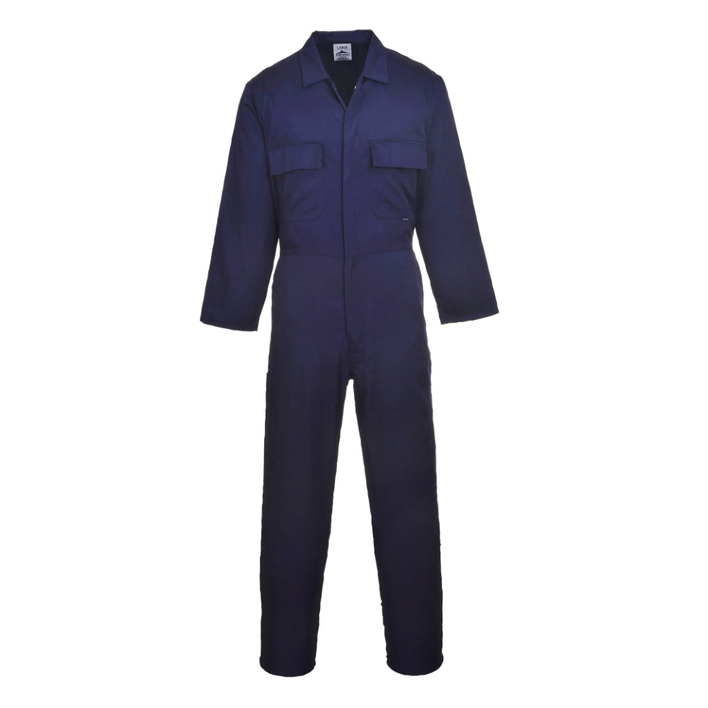 portwest mechanic coverall jumpsuits 2xl navy portwest euro polycotton mechanic jumpsuit coveralls s999 s999 2xl nv