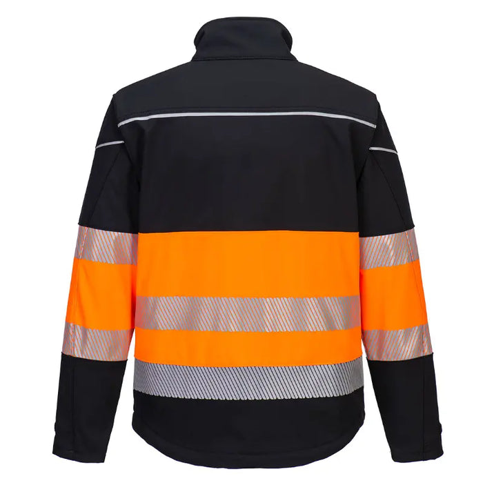 PORTWEST® PW3 Hi-Vis Waterproof Softshell Jacket - ANSI Class 1 - PW375