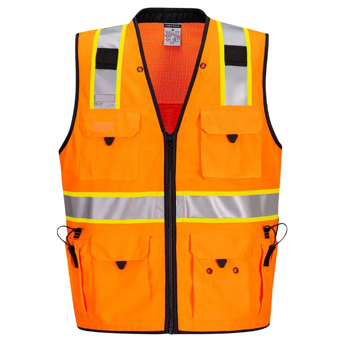PORTWEST® US376 Expert Pro Hi Vis Surveyor Safety Vest - ANSI Class 2