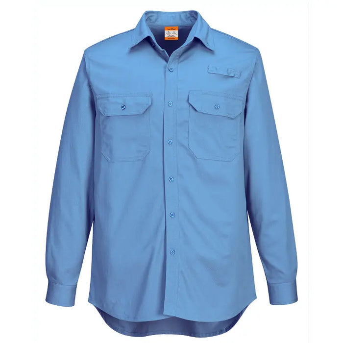 PORTWEST® Vented Flame Resistant Button Up Work Shirt - FR705