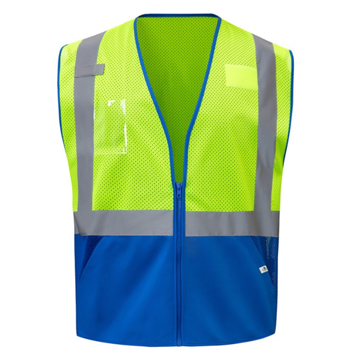 GSS Safety High Visibility ECO, REPREVE® Recycled Polyester Colored ANSI Class 2 Type R Vest - 1013/1019