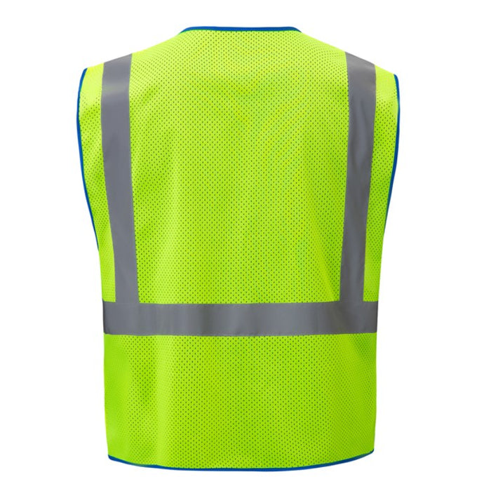 GSS Safety High Visibility ECO, REPREVE® Recycled Polyester Colored ANSI Class 2 Type R Vest - 1013/1019