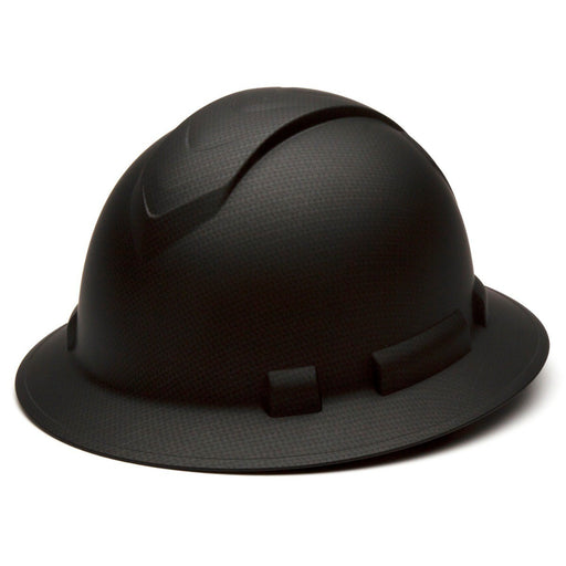 pyramex-ridgeline-full-brim-hard-hat-4-point-ratchet-suspension-black-graphite-pattern-hp54117-12-pack