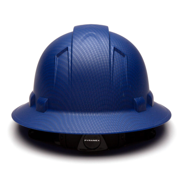 pyramex-ridgeline-full-brim-hard-hat-4-point-ratchet-suspension-matte-blue-graphite-hp54122-12-pack