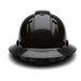 pyramex-ridgeline-full-brim-hard-hat-4-point-ratchet-suspension-shiny-black-graphite-pattern-hp54117s-12-pack