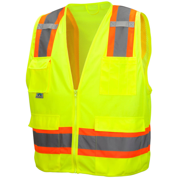 Radians SV22-1ZBLM-5X Class 1 Two-Tone Safety Vest For High Visibility Work