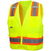 pyramex-type-r-class-2-two-tone-surveyor-safety-vest-with-pocket-yellow-lime-rvz24-series