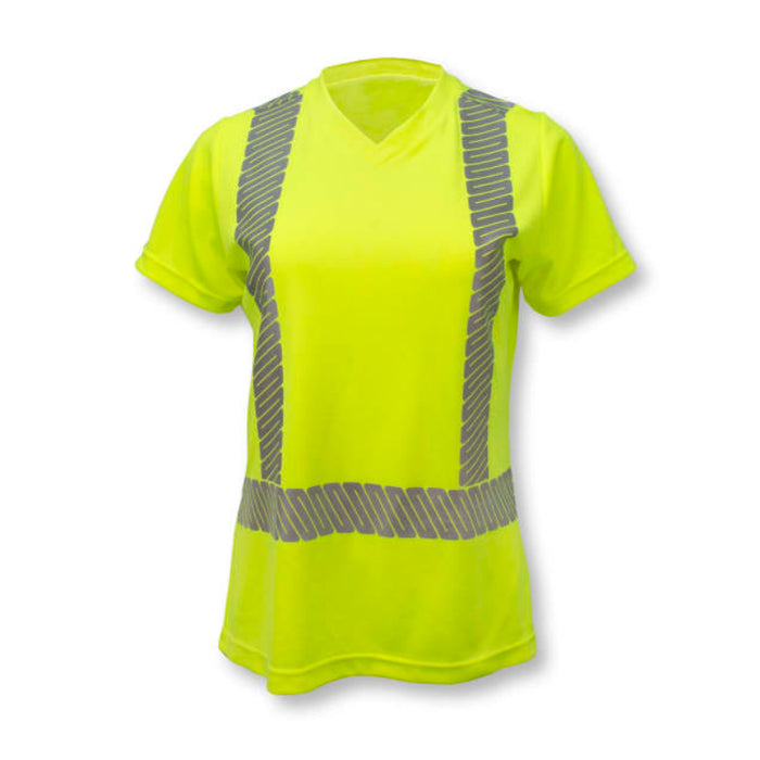 Radians High Visibility Women's Safety T-Shirt with Max-Dri™ ANSI Class 2 Type R - ST11W