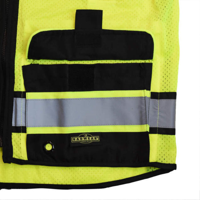 Radians Heavy Duty Surveyor Vest with Zipper ANSI Class 2 Type R -  SV65