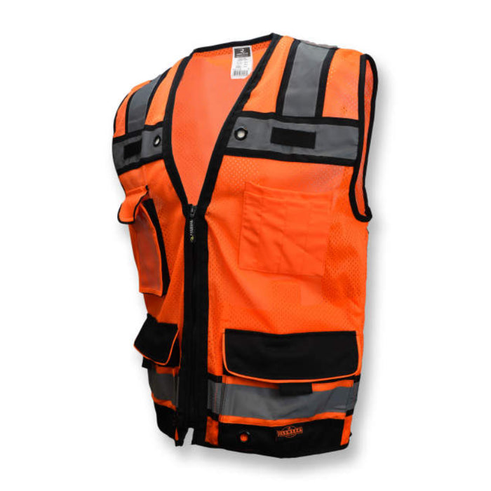 Radians Heavy Duty Surveyor Vest with Zipper ANSI Class 2 Type R -  SV65