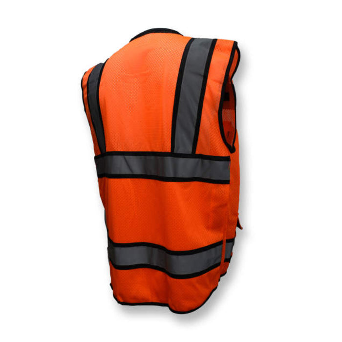 Radians Heavy Duty Surveyor Vest with Zipper ANSI Class 2 Type R -  SV65