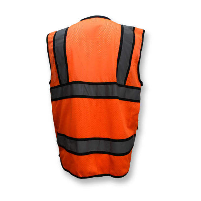 Radians Heavy Duty Surveyor Vest with Zipper ANSI Class 2 Type R -  SV65