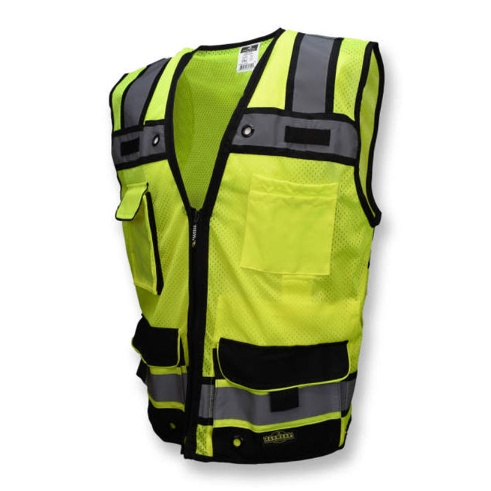 Radians Heavy Duty Surveyor Vest with Zipper ANSI Class 2 Type R -  SV65