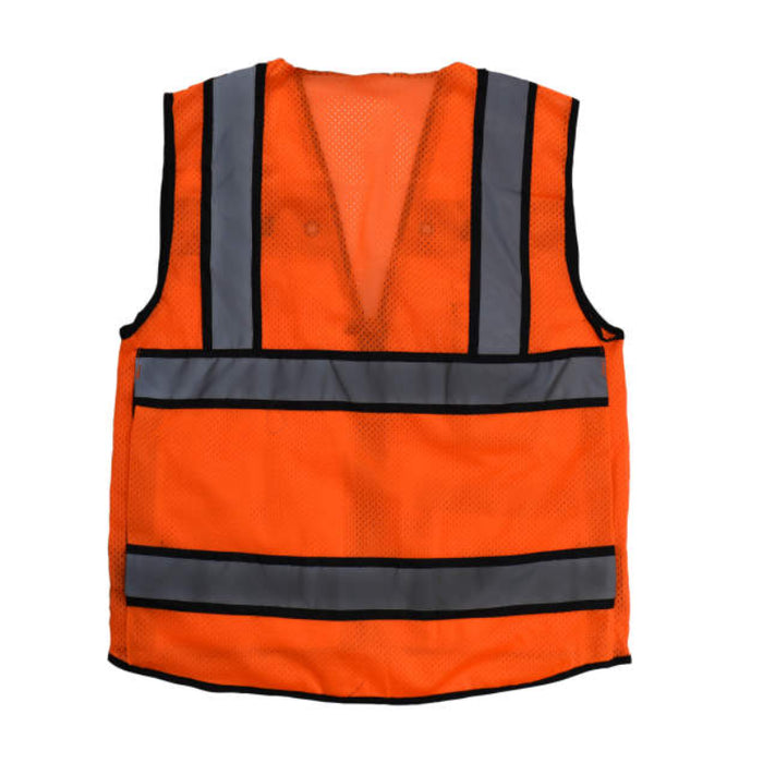 Radians Heavy Duty Surveyor Vest with Zipper ANSI Class 2 Type R -  SV65