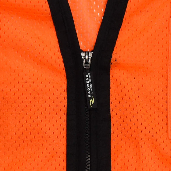Radians Heavy Duty Surveyor Vest with Zipper ANSI Class 2 Type R -  SV65