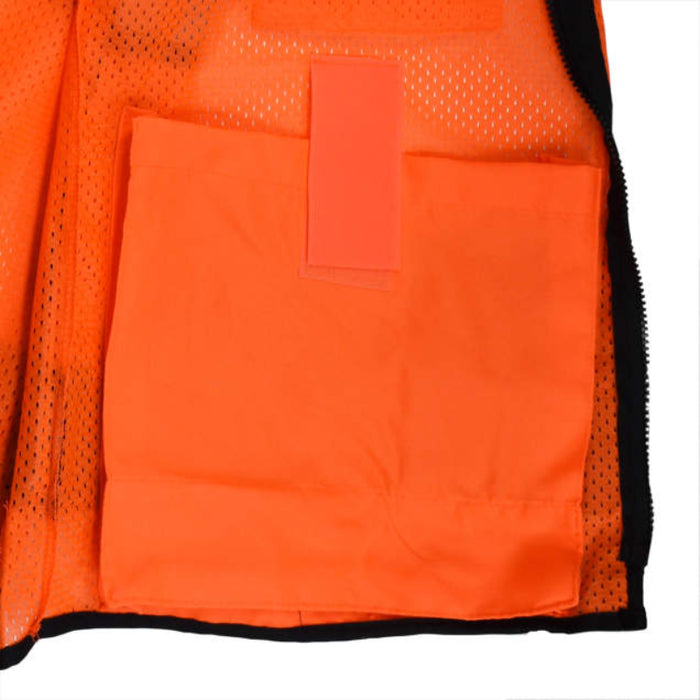 Radians Heavy Duty Surveyor Vest with Zipper ANSI Class 2 Type R -  SV65
