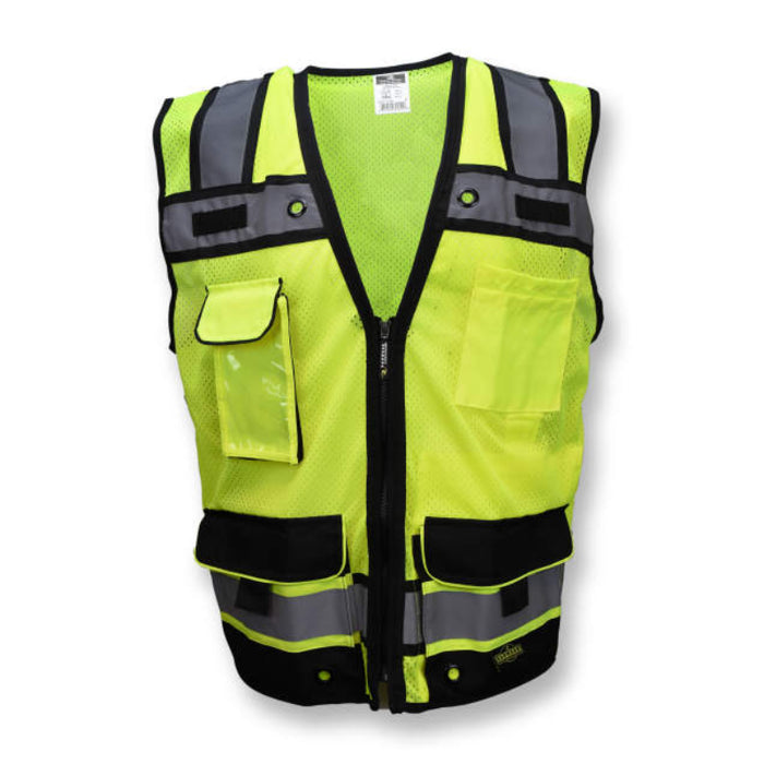 Radians Heavy Duty Surveyor Vest with Zipper ANSI Class 2 Type R -  SV65