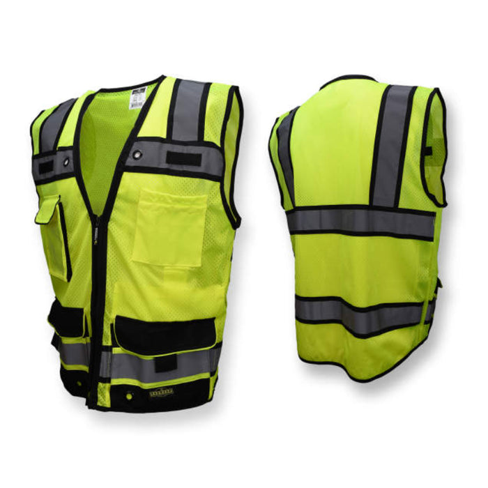 Radians Heavy Duty Surveyor Vest with Zipper ANSI Class 2 Type R -  SV65