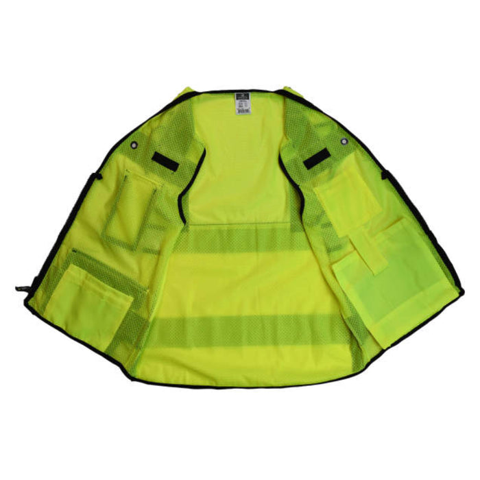 Radians Heavy Duty Surveyor Vest with Zipper ANSI Class 2 Type R -  SV65