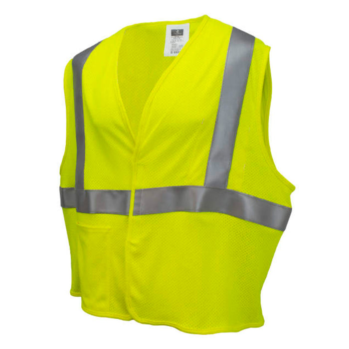 Radians Hi Vis Premium Mesh Modacrylic FR Vest ANSI Class 2 Type R CAT 1 - SV97-M2VGMFR