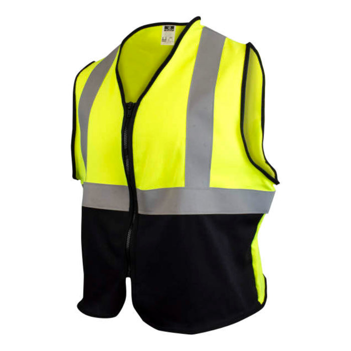 Radians Hi Vis Solid FR Vest ANSI Class 2 Type R - CAT 1 - SV92B-M2ZGSFR
