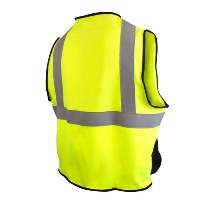 Radians Hi Vis Solid FR Vest ANSI Class 2 Type R - CAT 1 - SV92B-M2ZGSFR