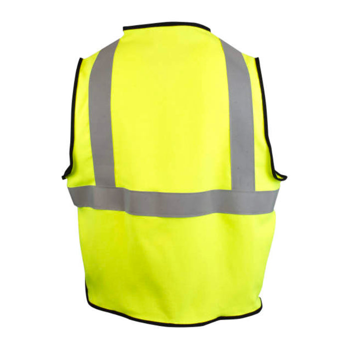 Radians Hi Vis Solid FR Vest ANSI Class 2 Type R - CAT 1 - SV92B-M2ZGSFR