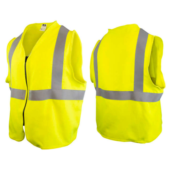 Radians Hi Vis Solid DH FR Vest Cat 1 ANSI Class 2 Type R - SV99-M2ZGSFR