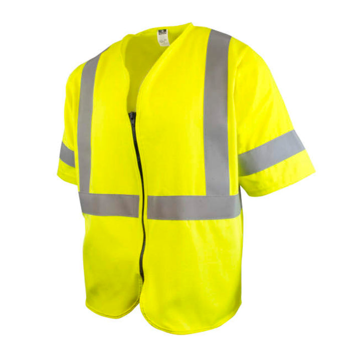 Radians Hi Vis Solid FR Vest DH Cat 1 ANSI Class 3 Type R - SV99-M3ZGSFR