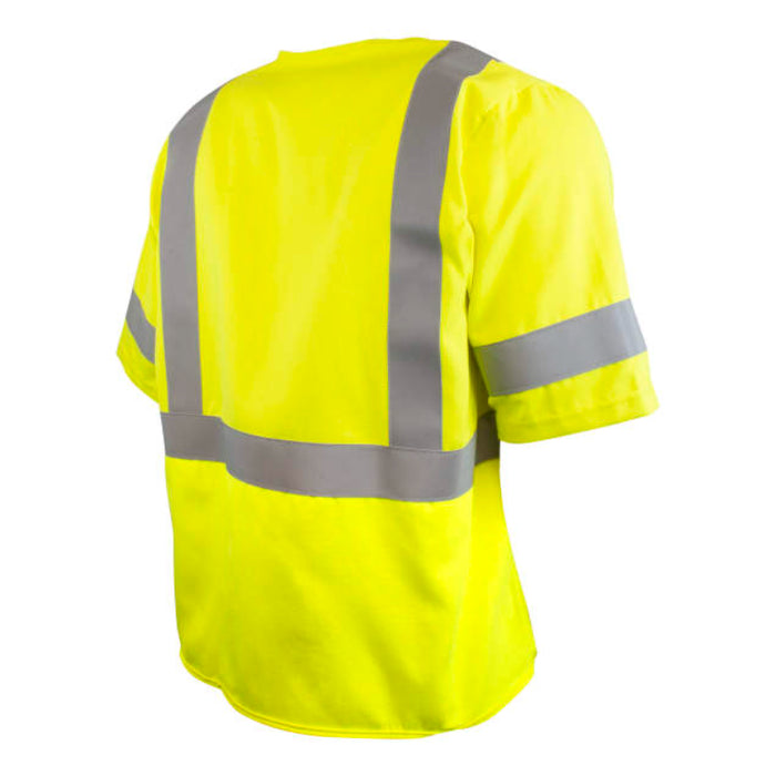 Radians Hi Vis Solid FR Vest DH Cat 1 ANSI Class 3 Type R - SV99-M3ZGSFR