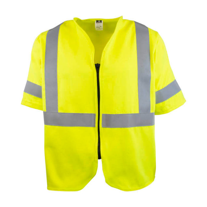 Radians Hi Vis Solid FR Vest DH Cat 1 ANSI Class 3 Type R - SV99-M3ZGSFR