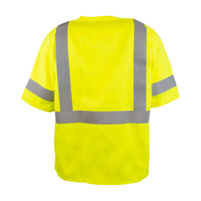 Radians Hi Vis Solid FR Vest DH Cat 1 ANSI Class 3 Type R - SV99-M3ZGSFR
