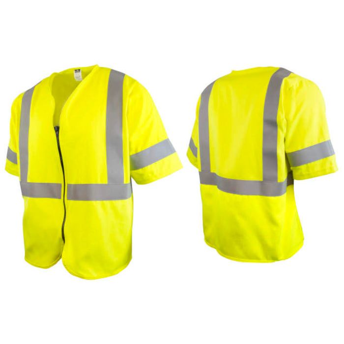 Radians Hi Vis Solid FR Vest DH Cat 1 ANSI Class 3 Type R - SV99-M3ZGSFR