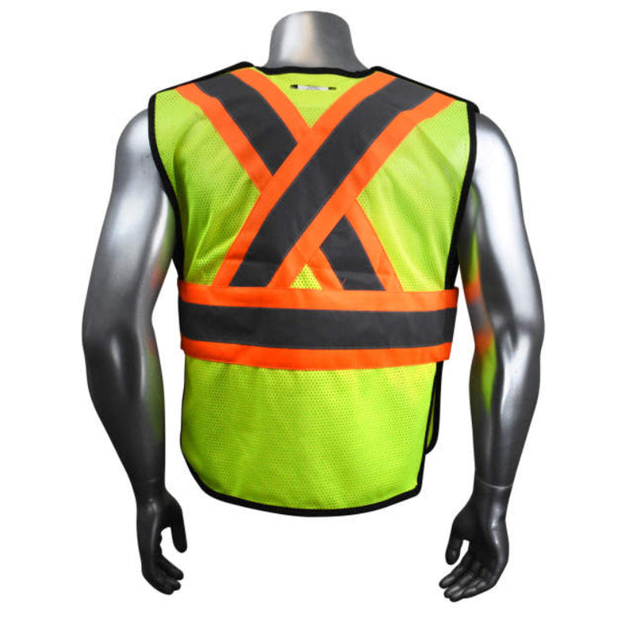 Radians High Visibility ANSI Class 2 Type R Economy Break Away Vest X-Back - SV010X-1