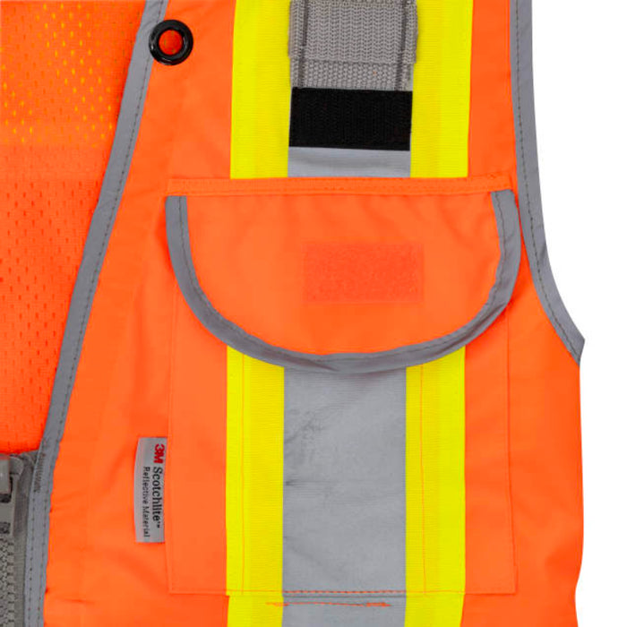 Radians High Visibility ANSI Class 2 Type R Women's Heavy Duty Engineer Vest - SV55W