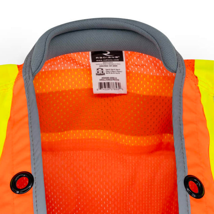 Radians High Visibility ANSI Class 2 Type R Women's Heavy Duty Engineer Vest - SV55W