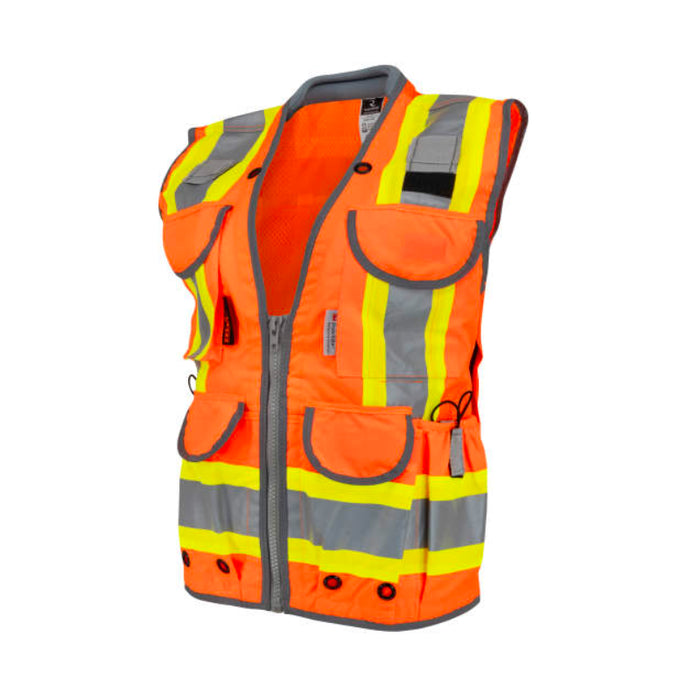 Radians High Visibility ANSI Class 2 Type R Women's Heavy Duty Engineer Vest - SV55W