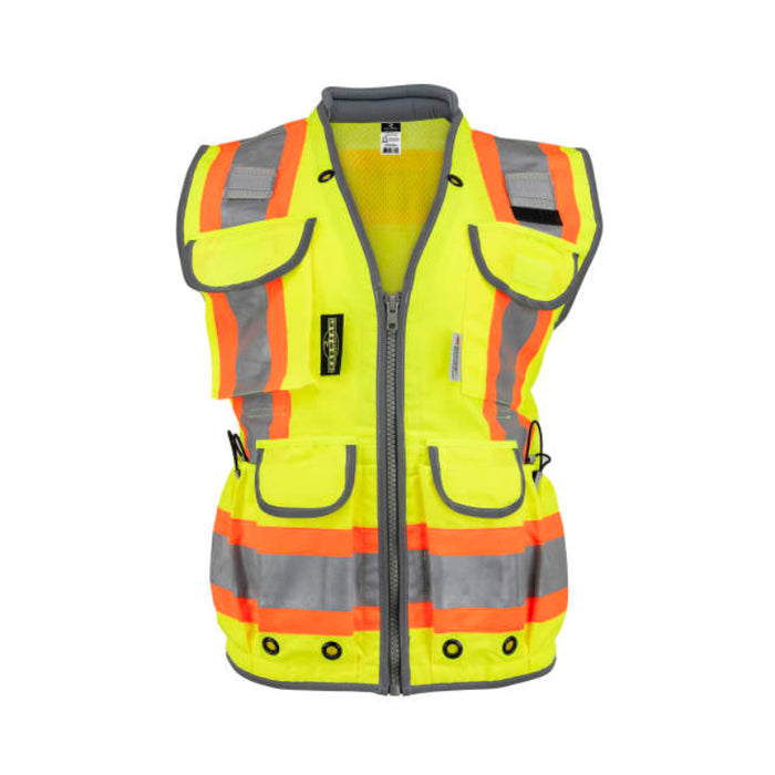 Radians High Visibility ANSI Class 2 Type R Women's Heavy Duty Engineer Vest - SV55W
