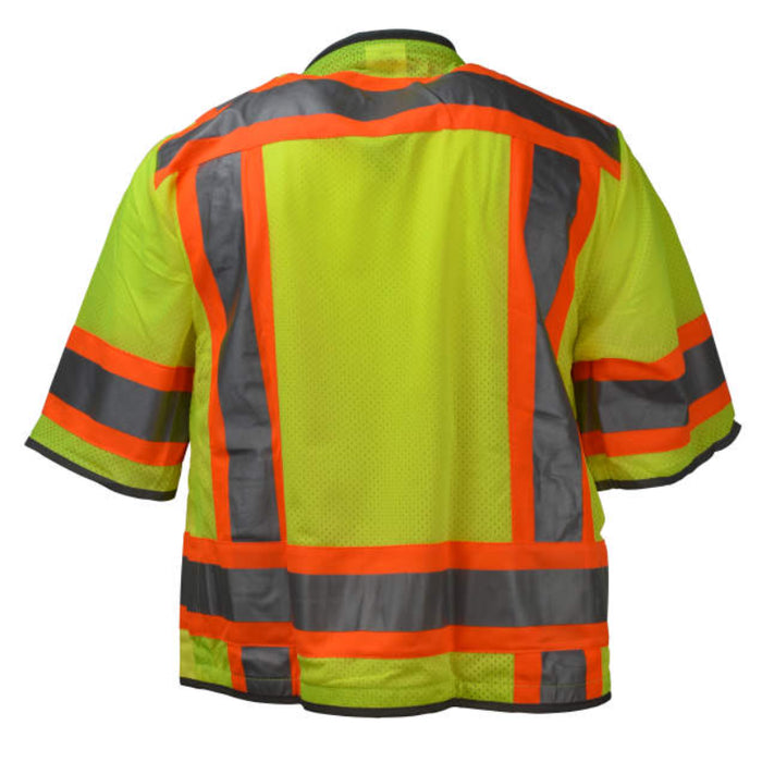 Radians High Visibility ANSI Class 3 Type R Heavy Woven Two Tone Engineer Vest - SV55-3