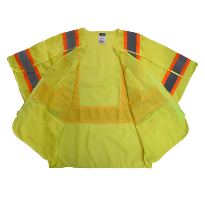 Radians High Visibility ANSI Class 3 Type R Safety Vest with Zip-N-Rip™ - SV24-3